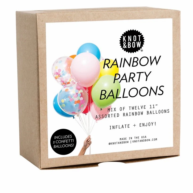 Rainbow Party Balloons