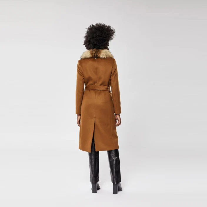 Sienna Wool Coat (Camel) - Image 3