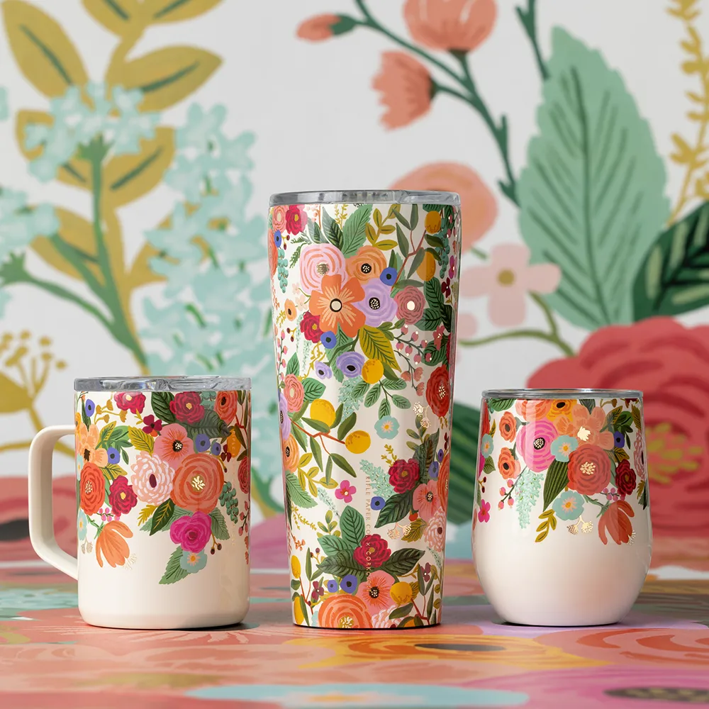 16 oz Rifle Paper Co Mug (Garden Party Cream) - Image 4