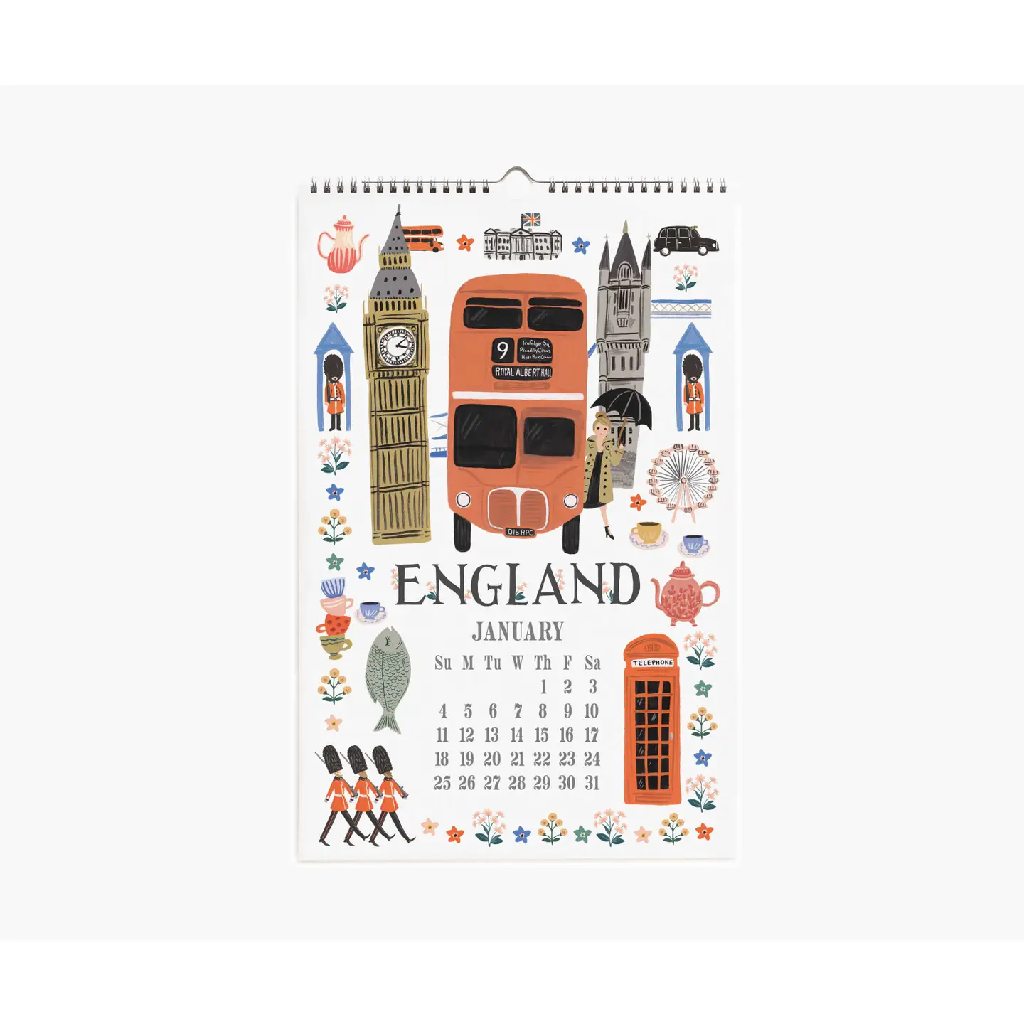 2026 World Travel Wall Calendar - Image 2