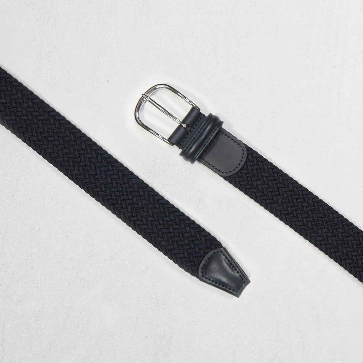 3.5cm Woven Elastic Belt (Navy) - Image 3