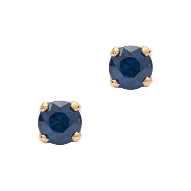 3.5mm Birthstone 14K Gold Earring Studs - Image 10