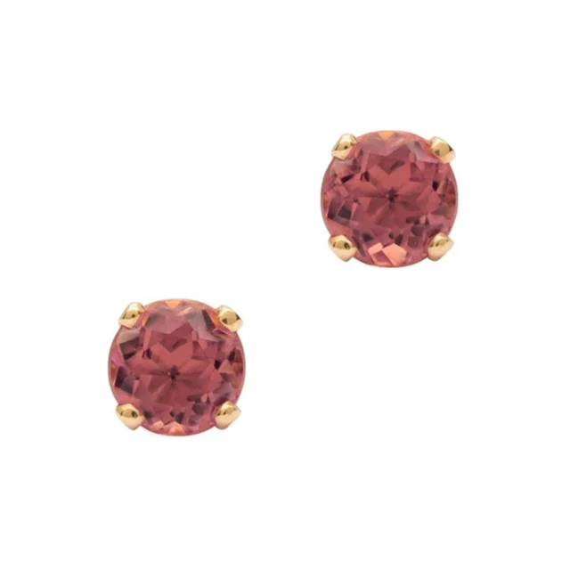 3.5mm Birthstone 14K Gold Earring Studs - Image 11