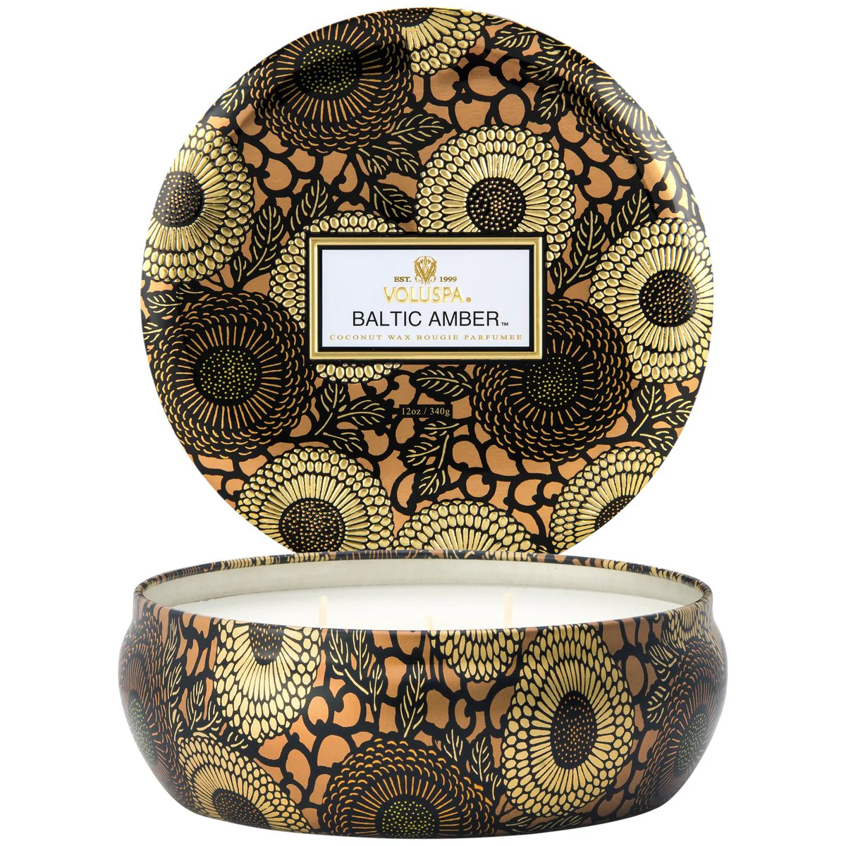 3 Wick Candle (Baltic Amber) - Image 3