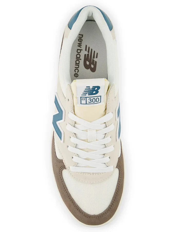 300 Court Sneaker (Brown + Blue) - Image 3