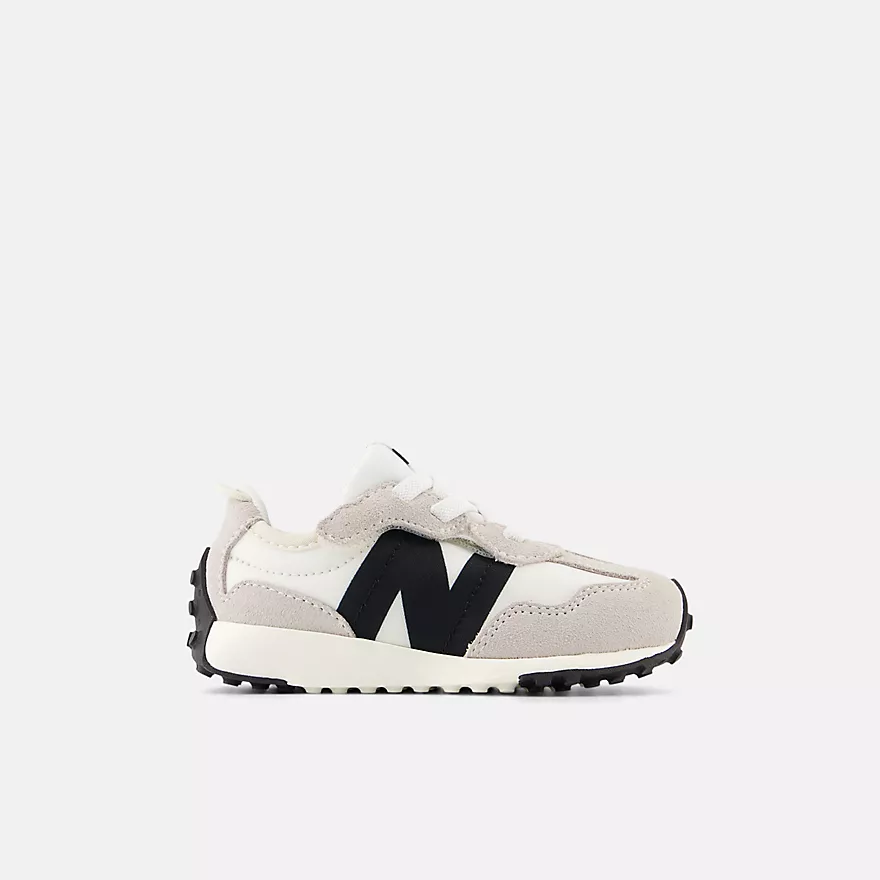 327 NEW-B Hook & Loop Sneaker (Silver Birch + Black)