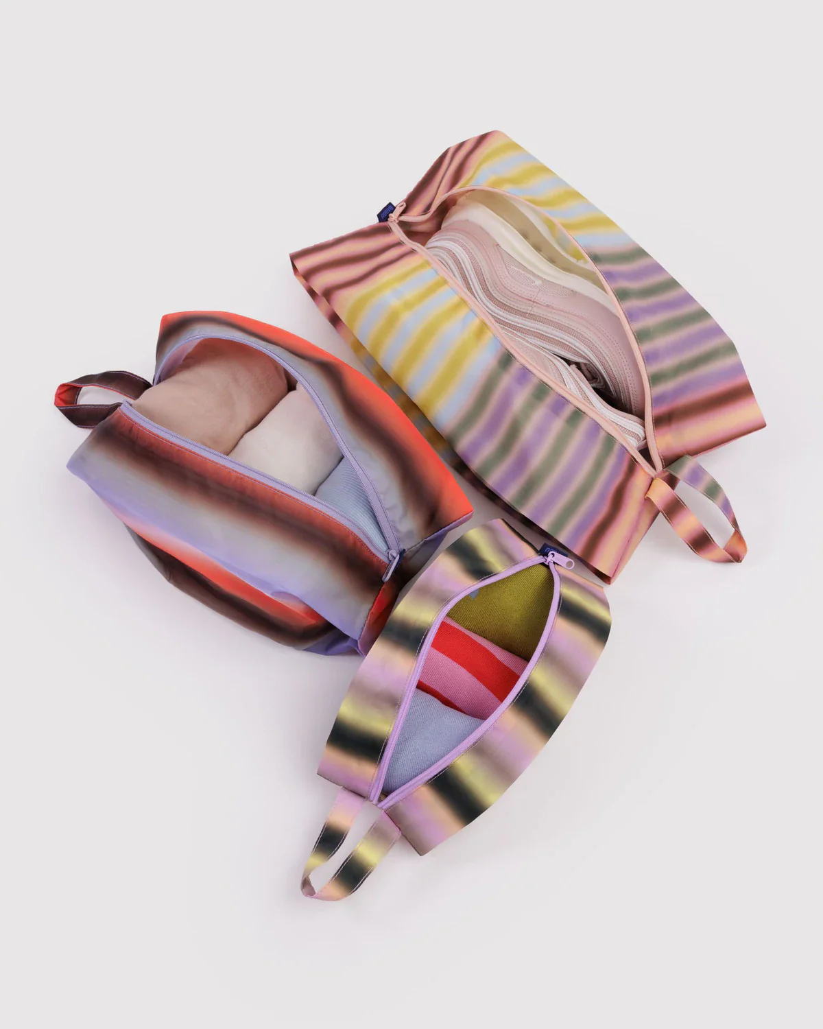 3D Travel Zip Set (Gradient Stripes) - Image 2
