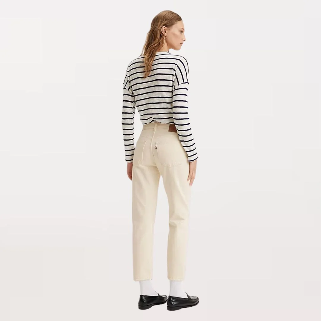501 Crop Jeans (Ecru Booper) - Image 3