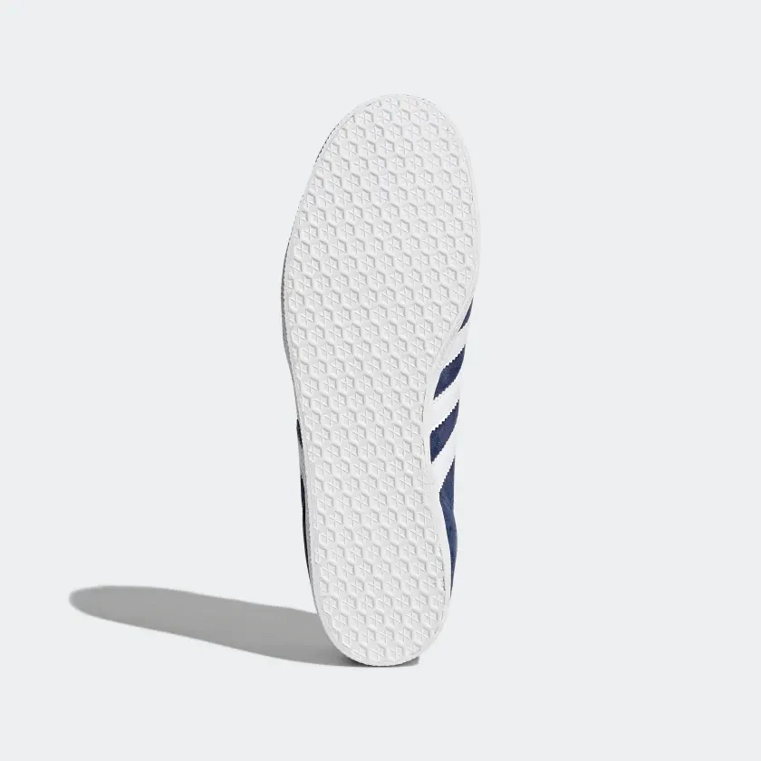 Gazelle Shoes (Collegiate Navy + White + Gold Metallic) - Image 5