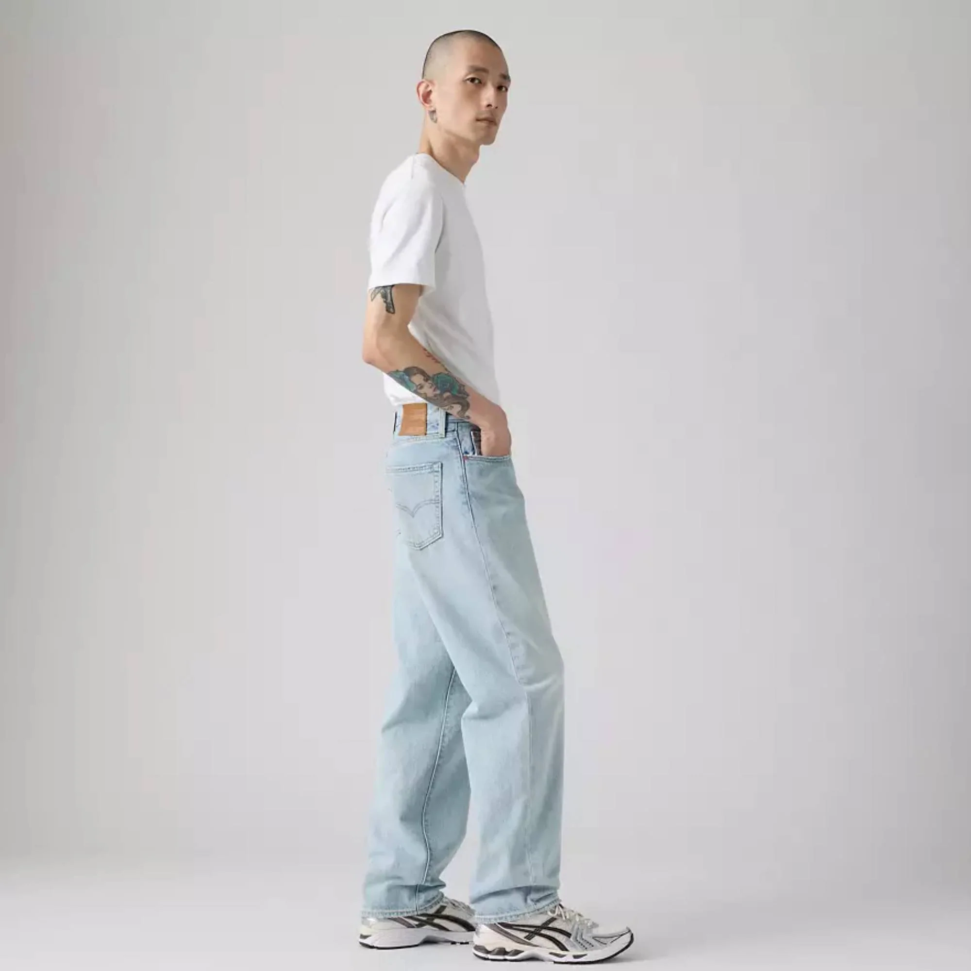568 Loose Straight Jeans (Baby Blue Essentials) - Image 4