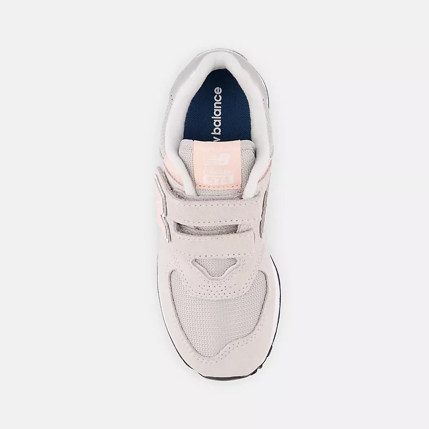 574 Core Hook & Loop Sneaker (Rain Cloud + Pink Haze) - Image 4