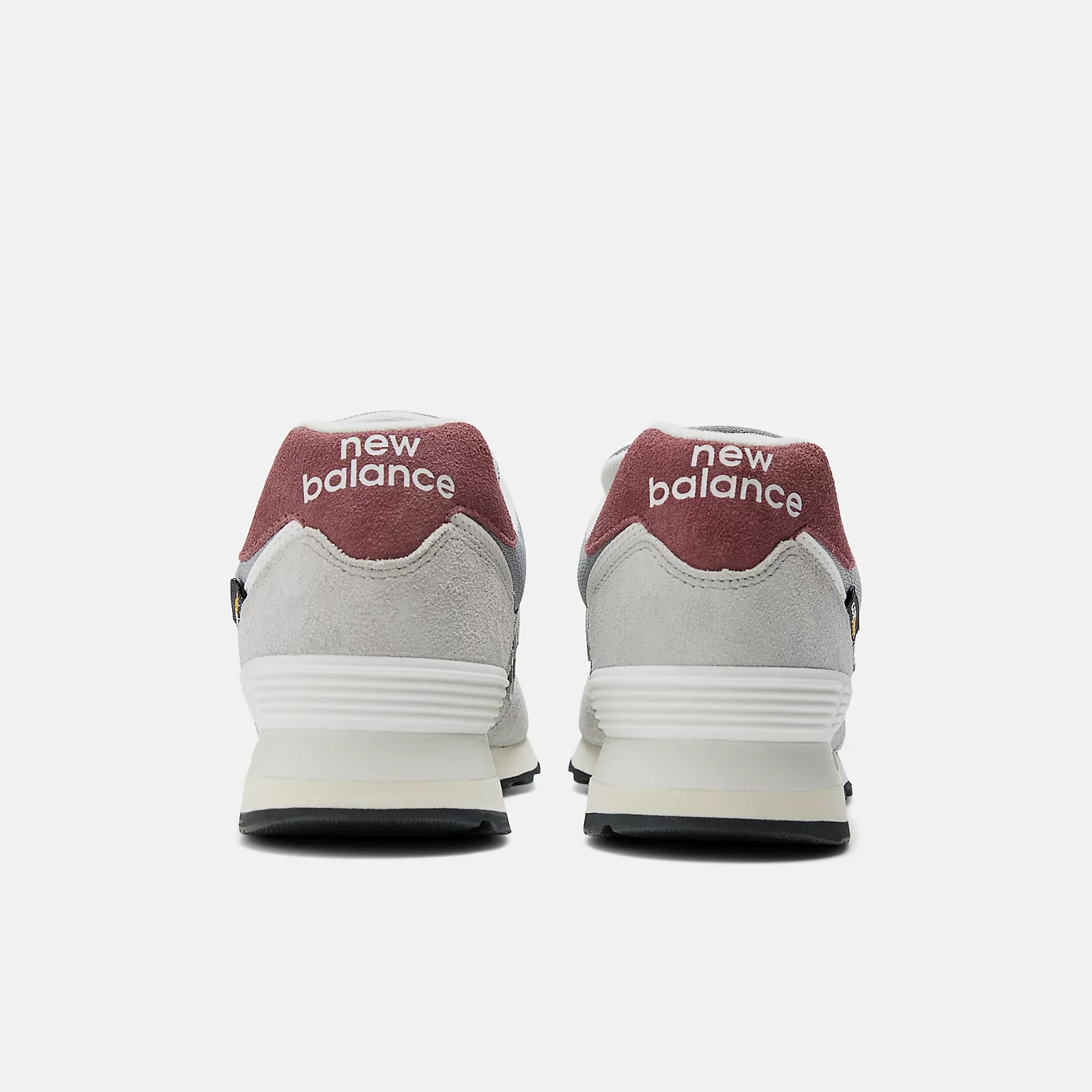 574 Sneaker (Grey + Burgundy) - Image 5