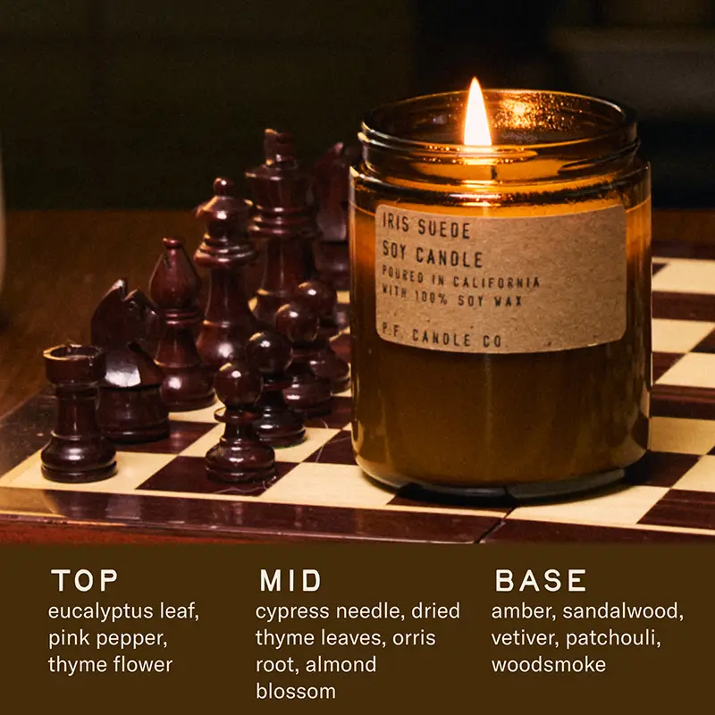 7.2oz Soy Candle (Iris Suede) - Image 3
