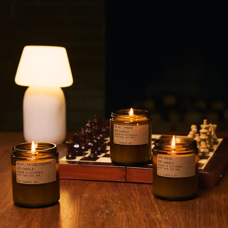 7.2oz Soy Candle (Iris Suede) - Image 5