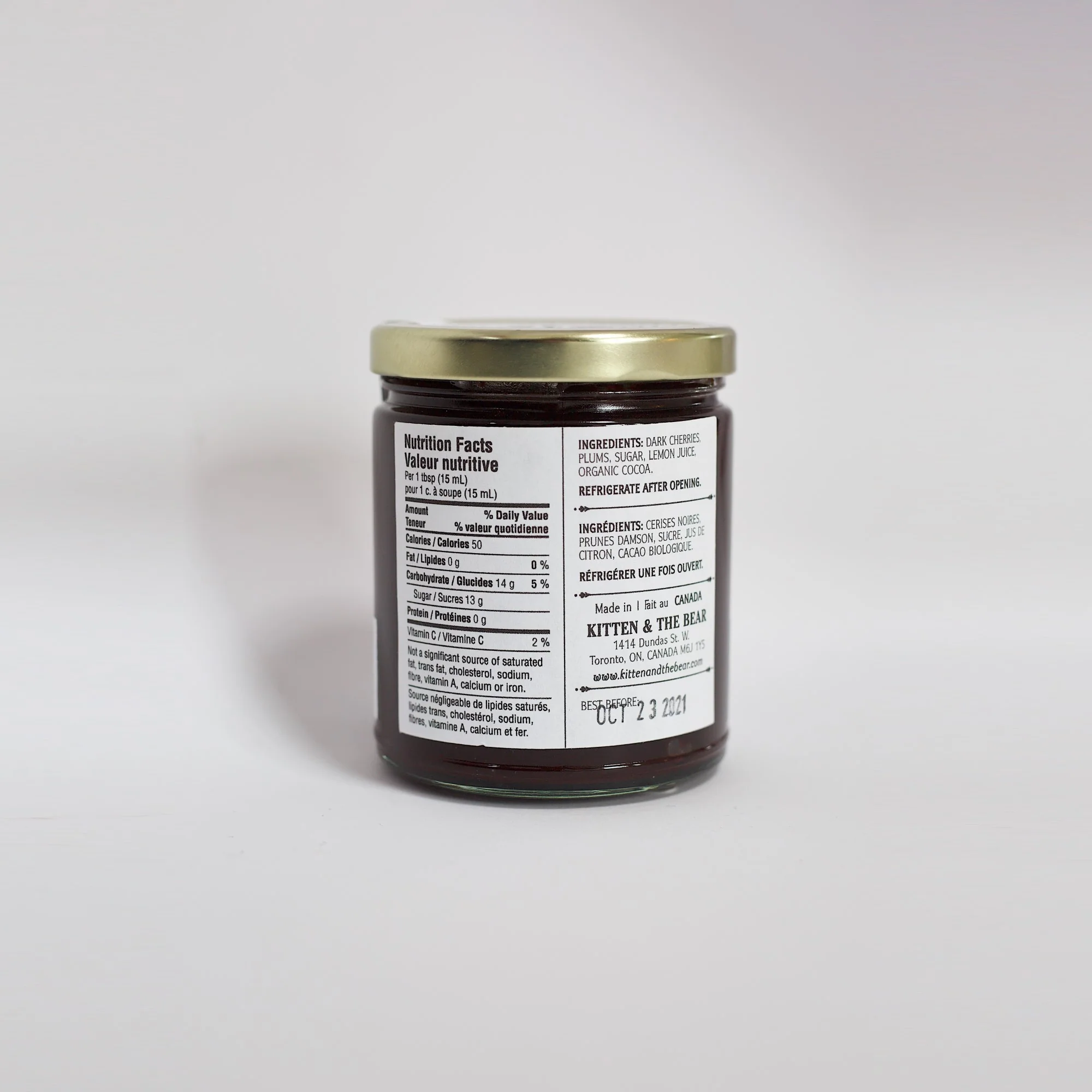 Dark Cherry, Plum & Cocoa Jam - Image 2