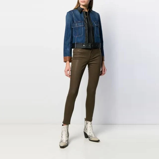 Le High Skinny Coated (Military Green) - Image 2