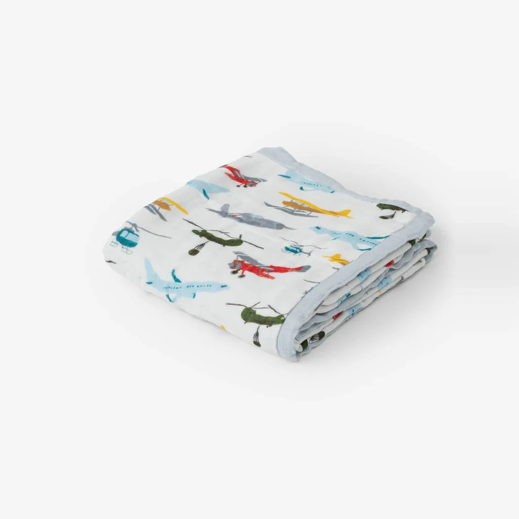 Deluxe Muslin Quilt - (Air Show) - Image 2