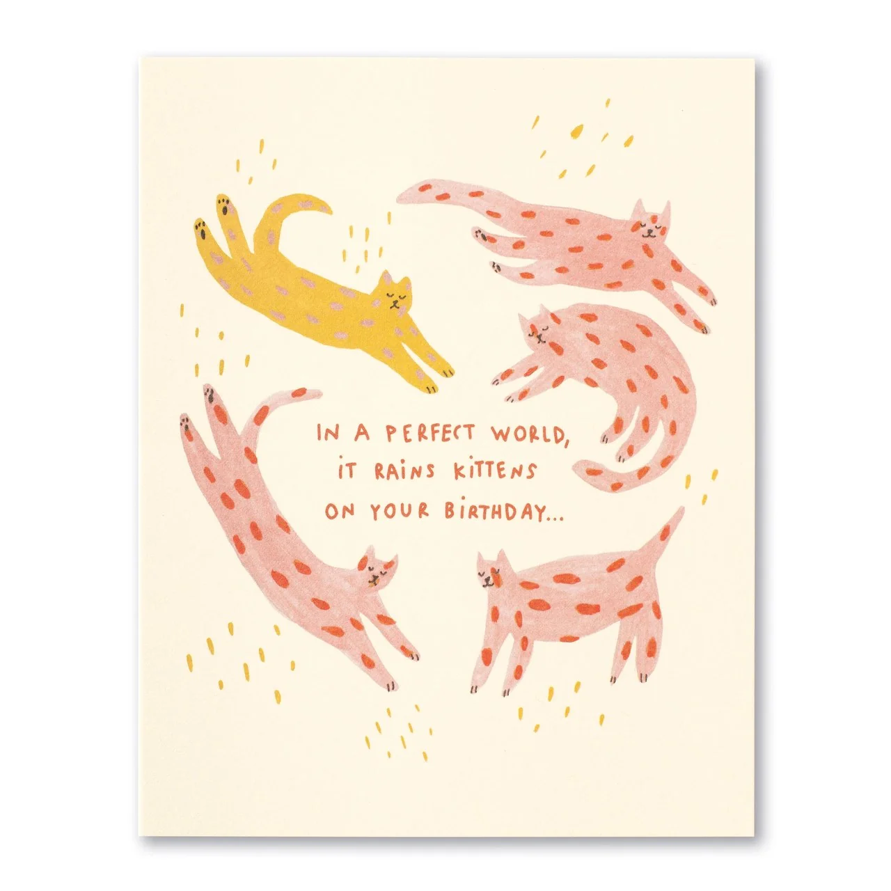 In A Perfect World, It Rains Kittens Cards