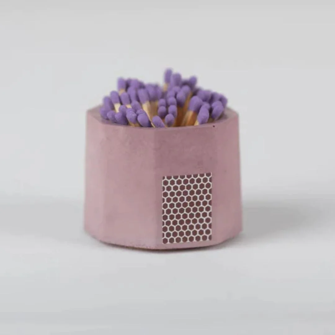 Acai Match Holder w/ Striker and Purple Matches