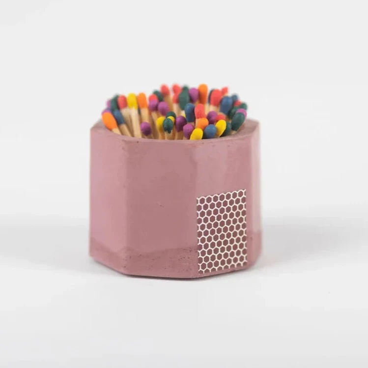 Acai Match Holder w/ Striker and Rainbow Matches