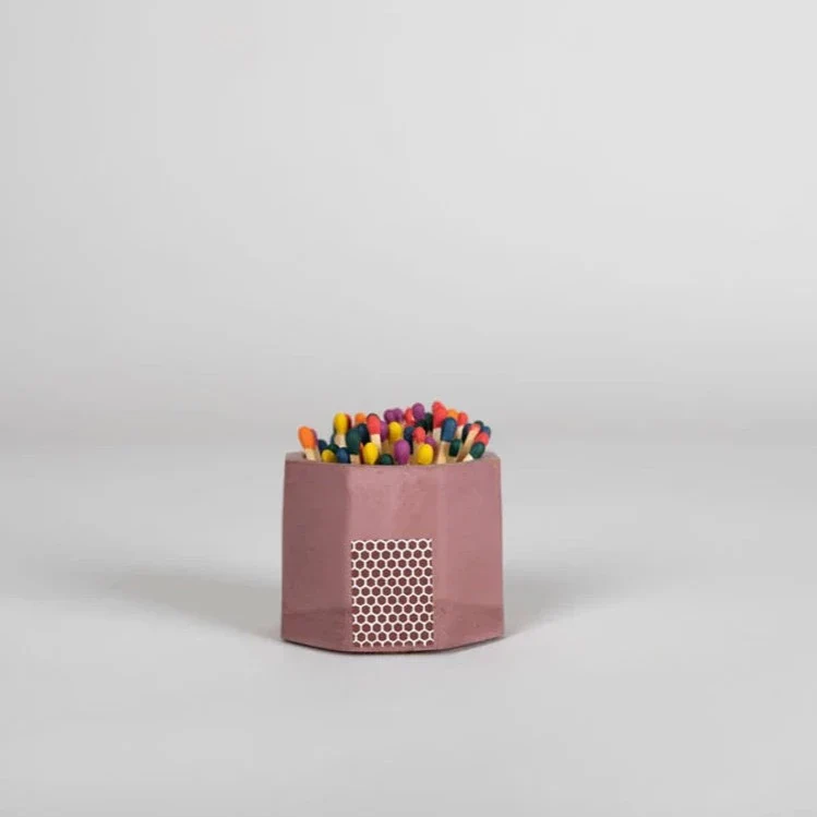 Acai Match Holder w/ Striker and Rainbow Matches - Image 3