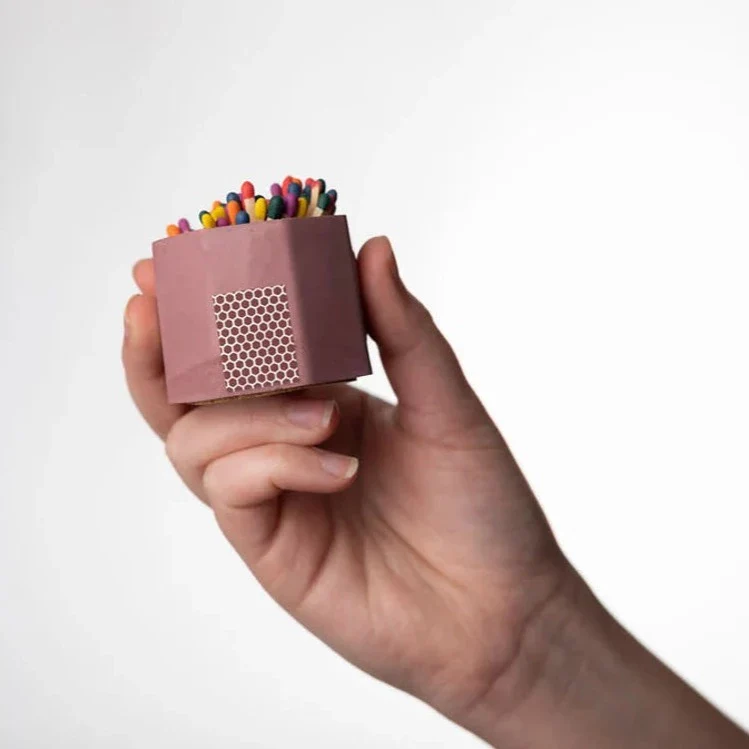 Acai Match Holder w/ Striker and Rainbow Matches - Image 4