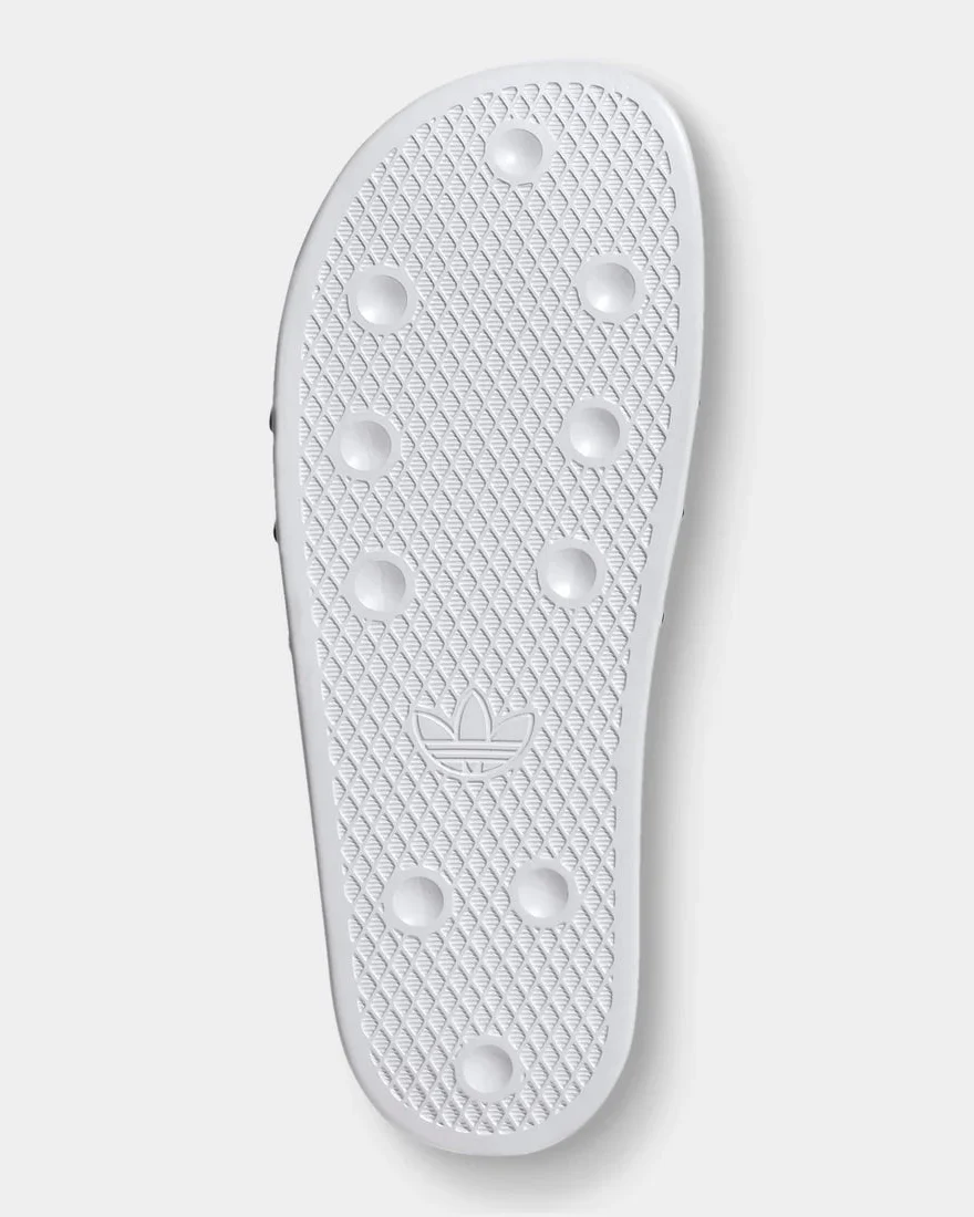 Adilette OG Comfort Slides (White + Black) - Image 3