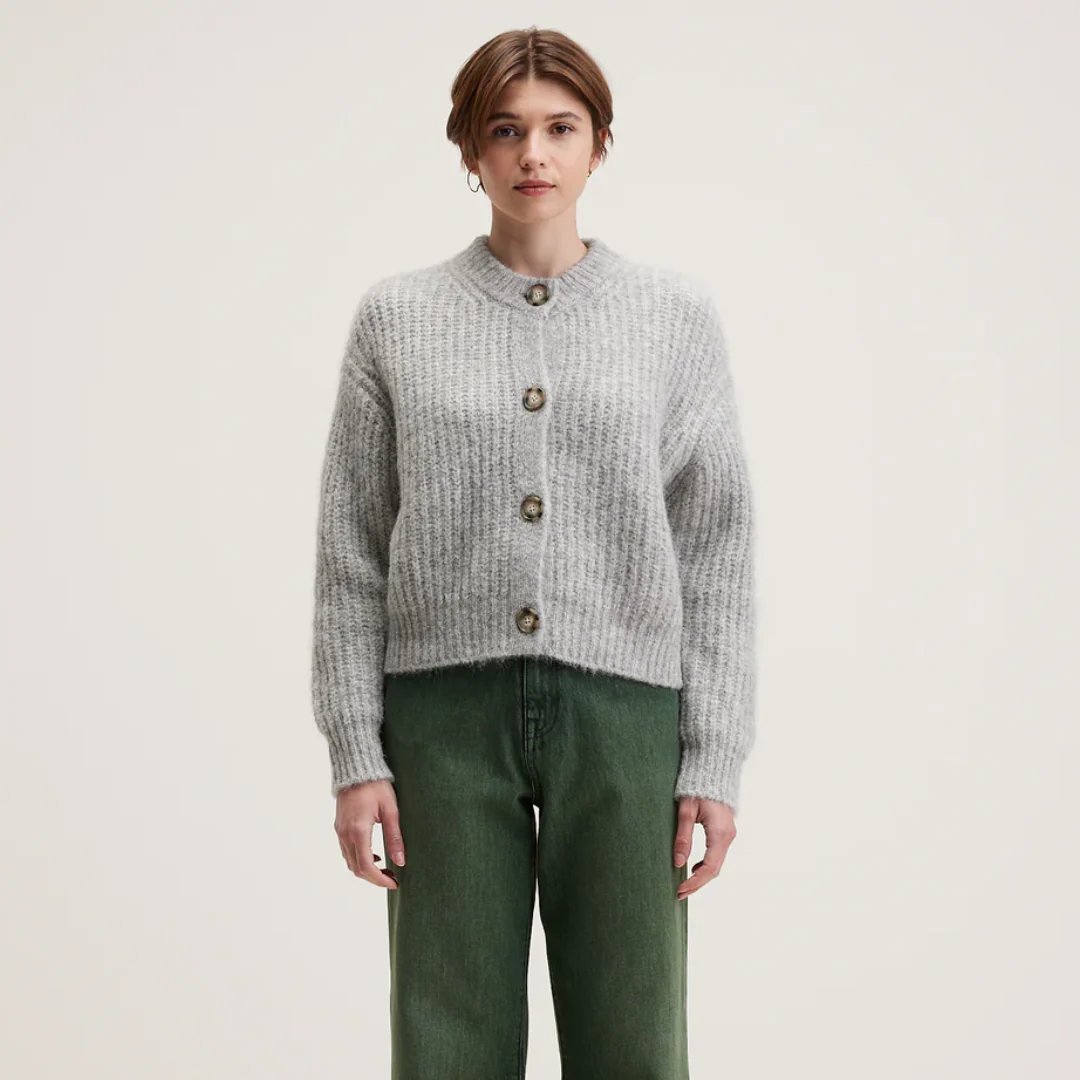 Adyka Cardigan (Light Grey) - Image 3