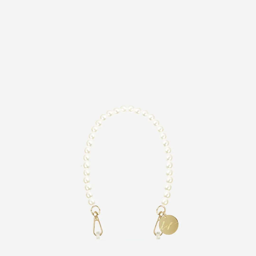 Agathe Short Chain (White Pearl) - Image 2