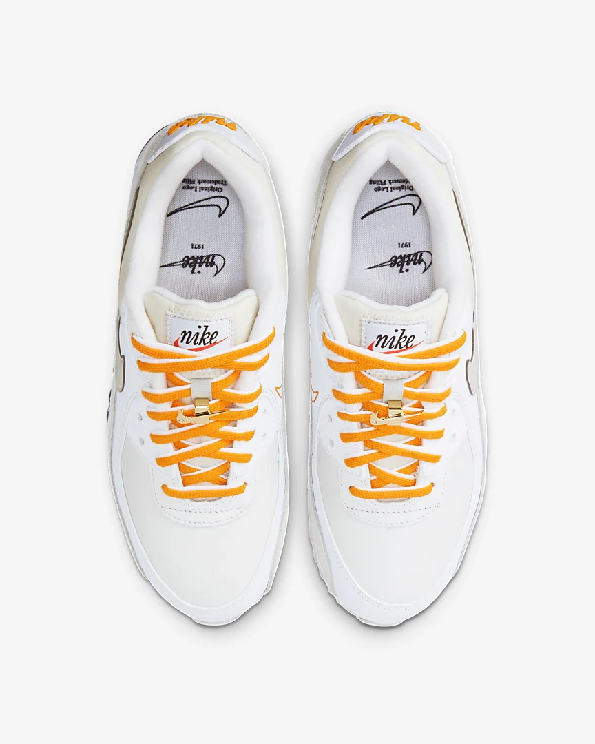 Air Max '90 SE (White Light Bone + University Gold) - Image 4