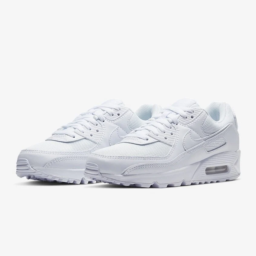 Air Max 90 (White + Wolf Grey) - Image 2