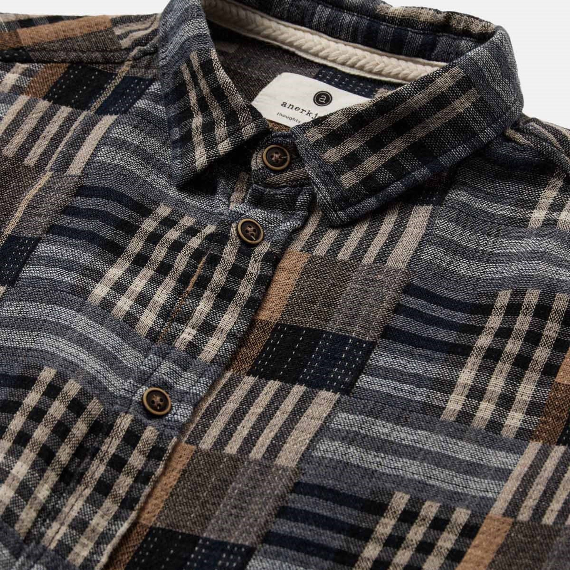 Akleif Patchwork Shirt (Sky Captain) - Image 7