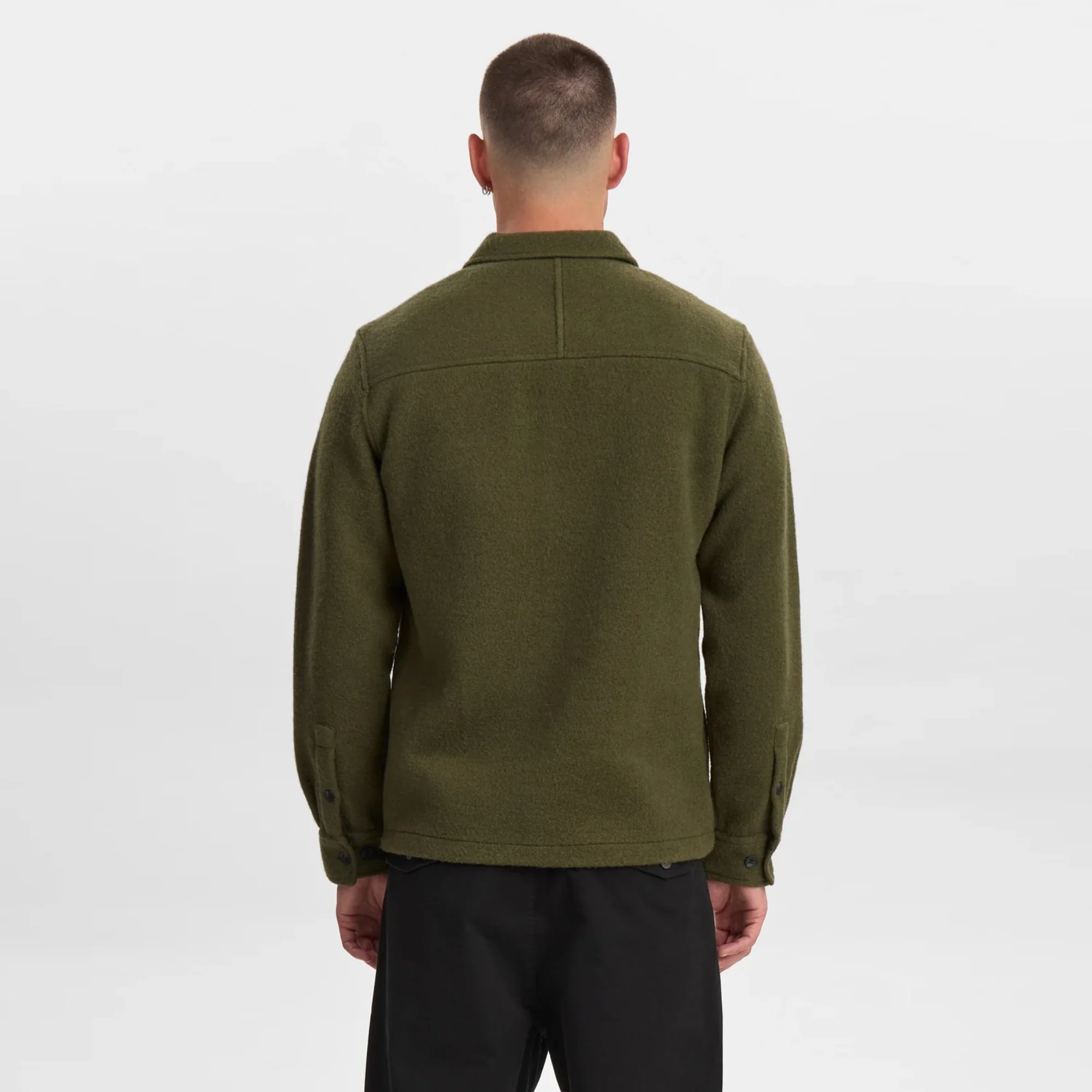 Akoscar Boiled Wool Overshirt - Image 6