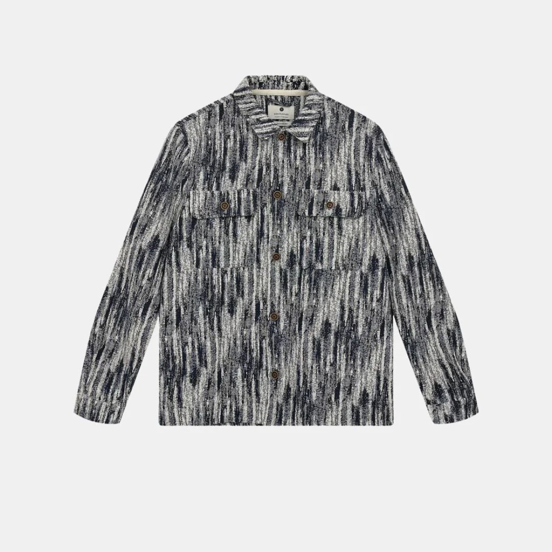 Akoscar Jacquard Overshirt (Sky Captain)