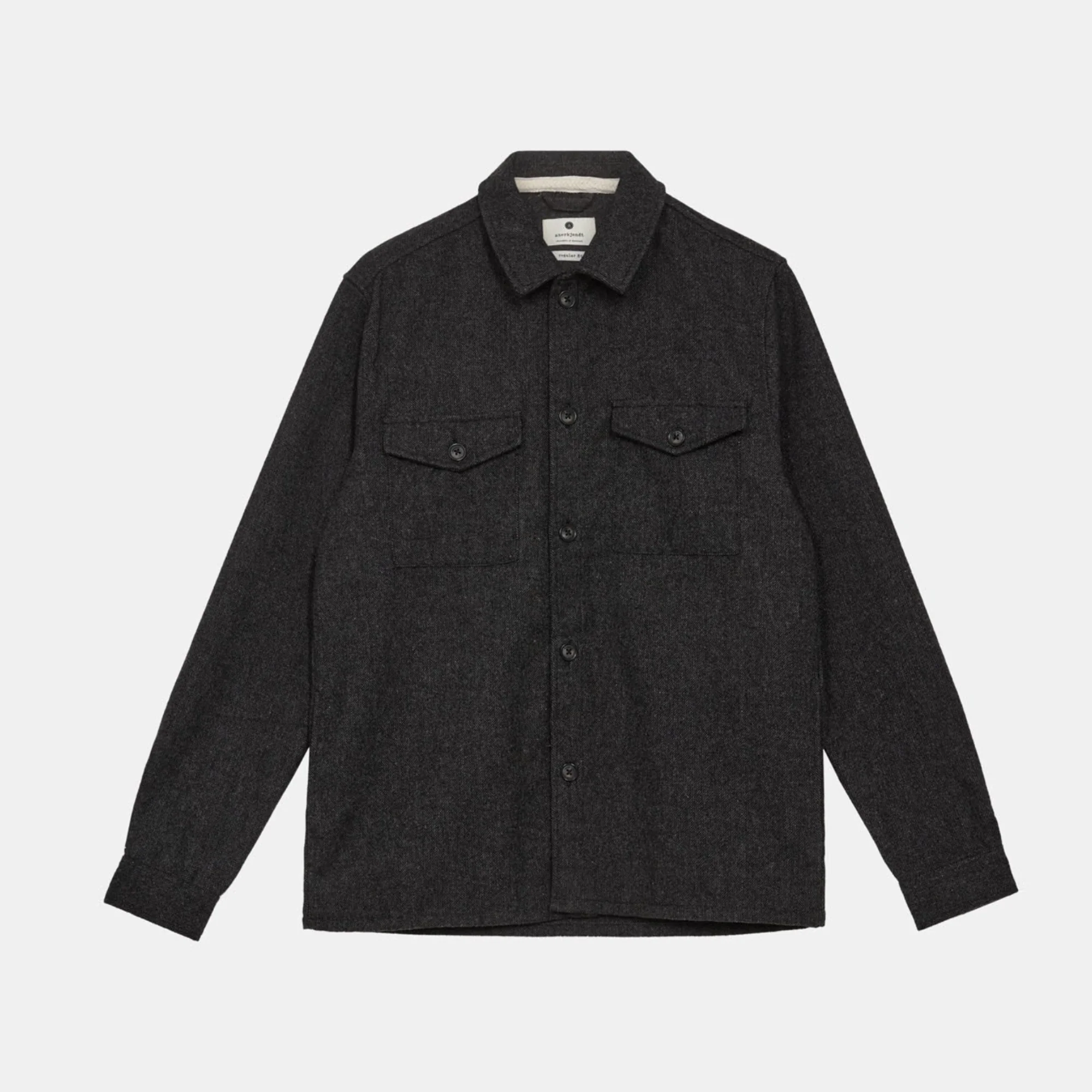 Akoscar Wool Overshirt (Granite Gray)