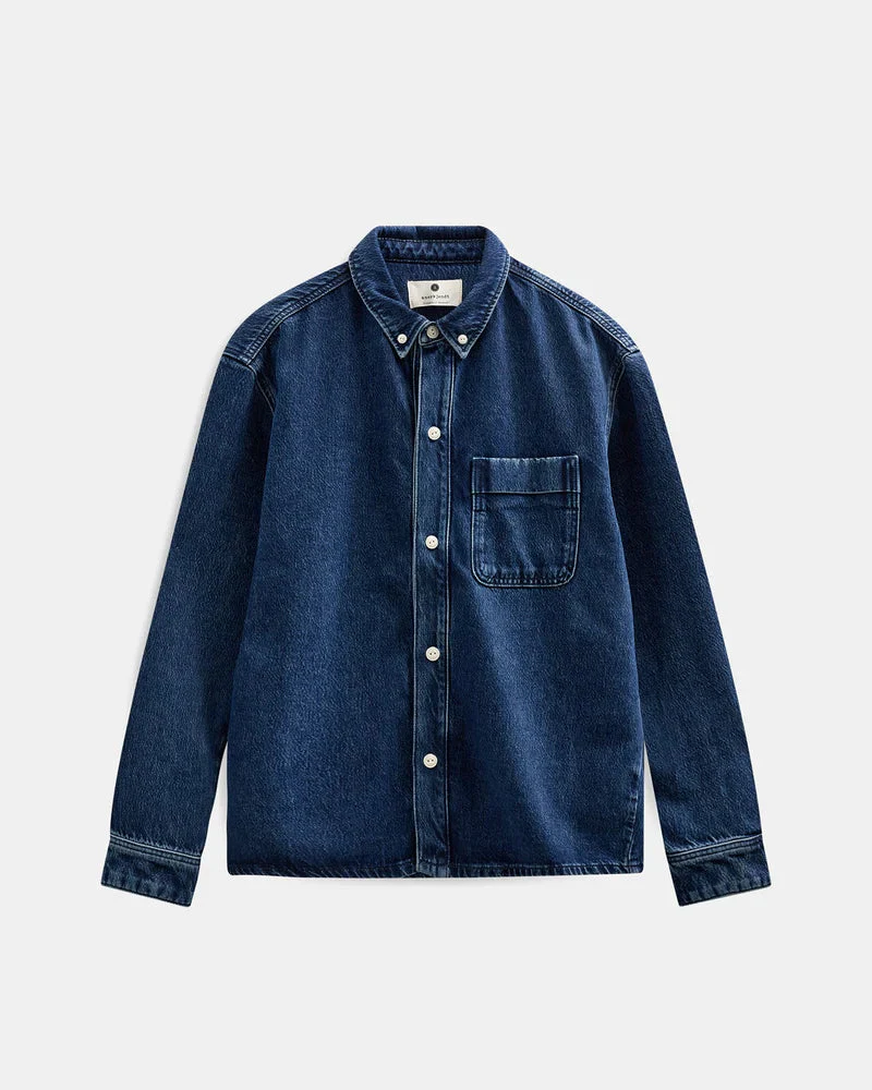 Akotto Denim Overshirt (Sky Captain) - Image 2