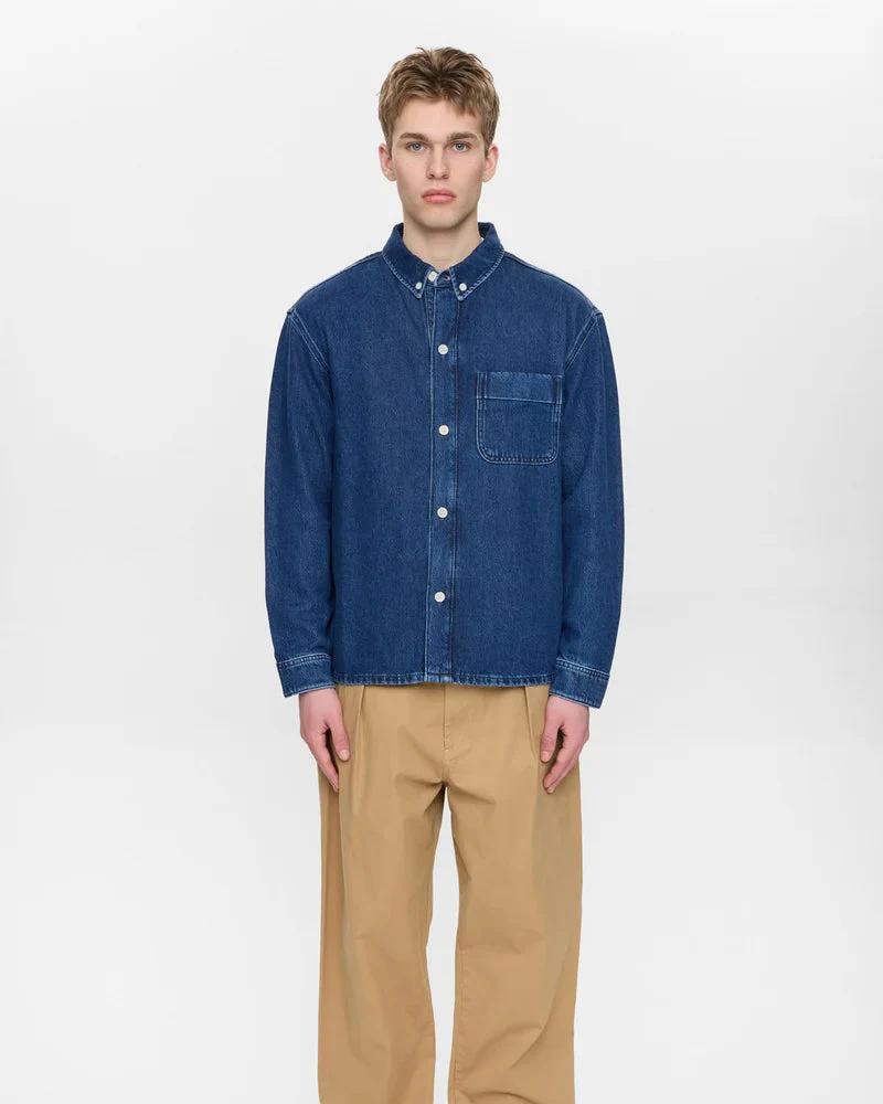 Akotto Denim Overshirt (Sky Captain) - Image 6