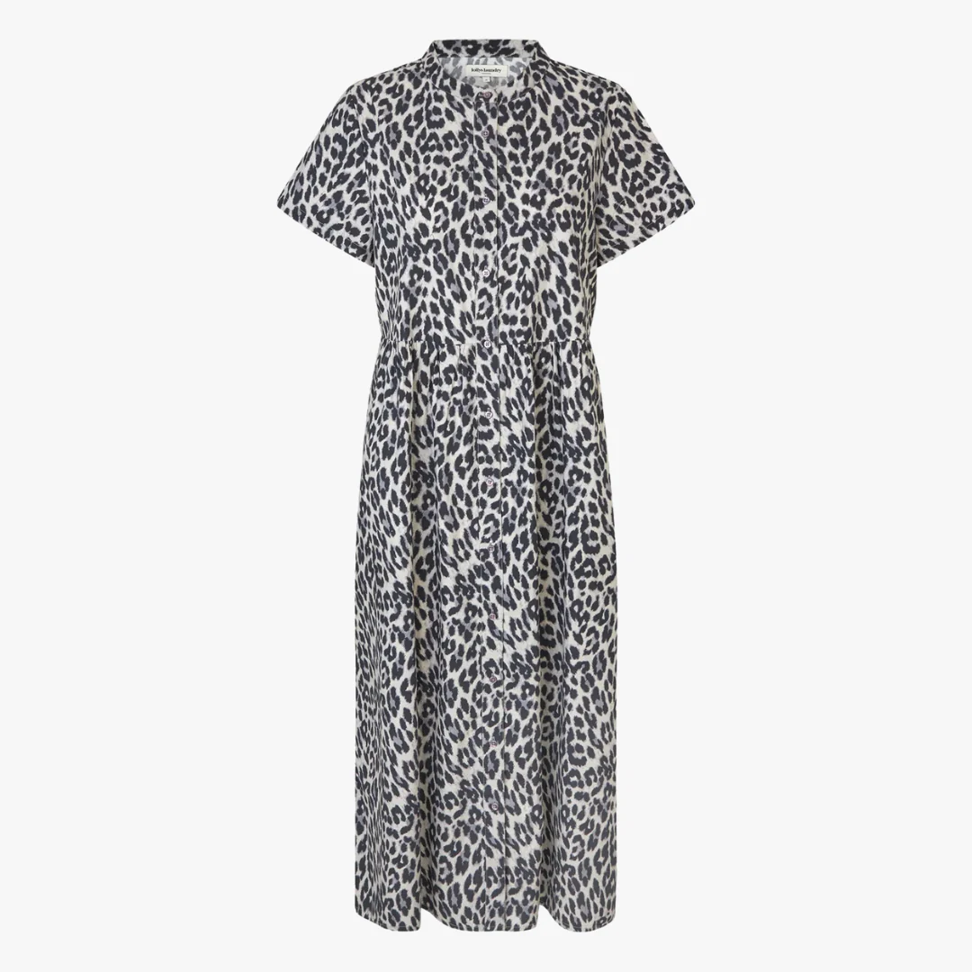 Aliya LL Maxi Dress SS (Leopard Print) - Image 4