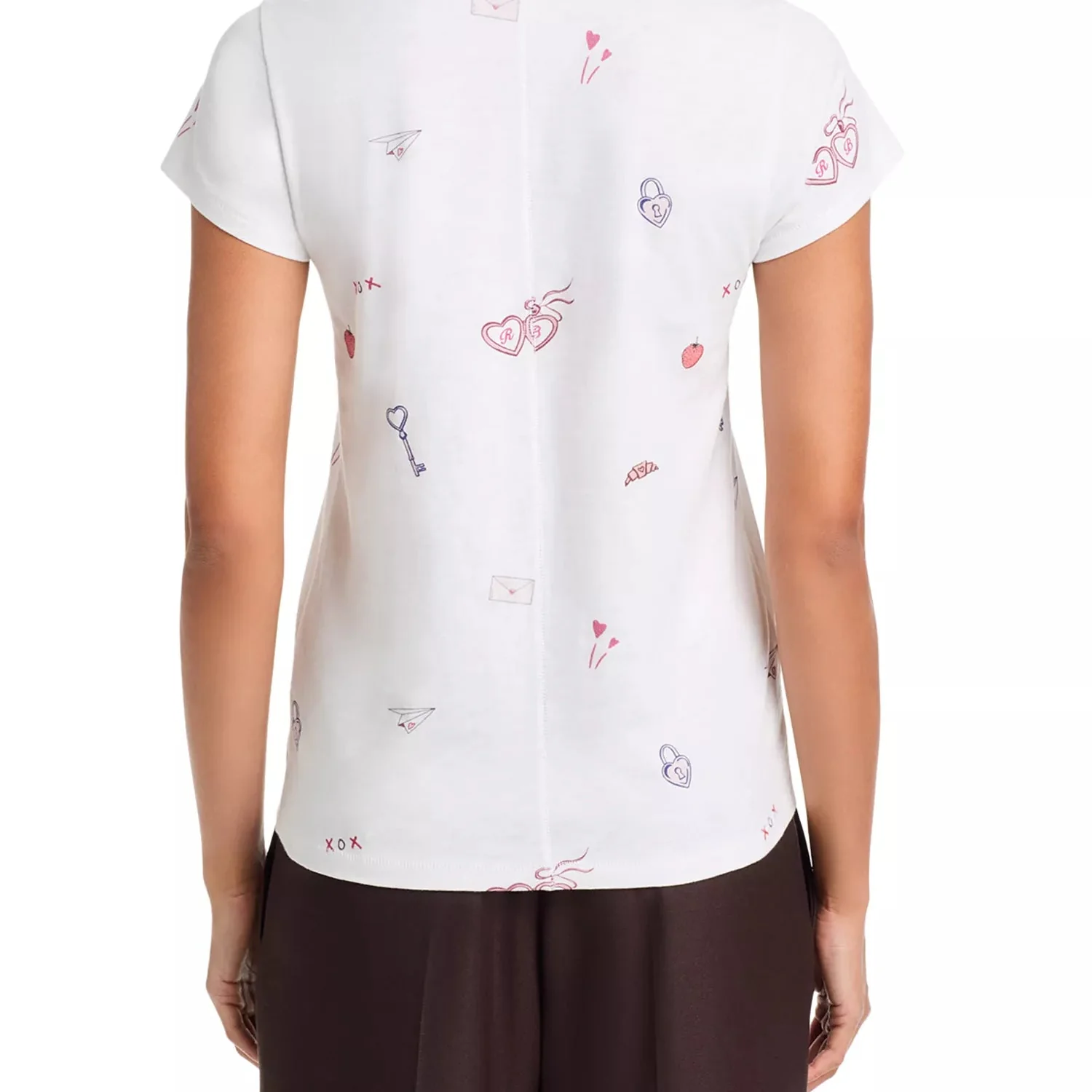 All Over Valentines Tee (White Multi) - Image 3