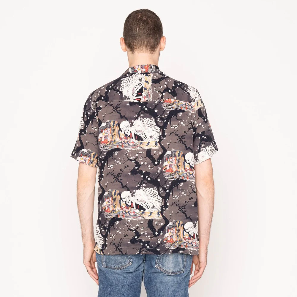 Aloha Shirt Skeletons (Dark Grey) - Image 2