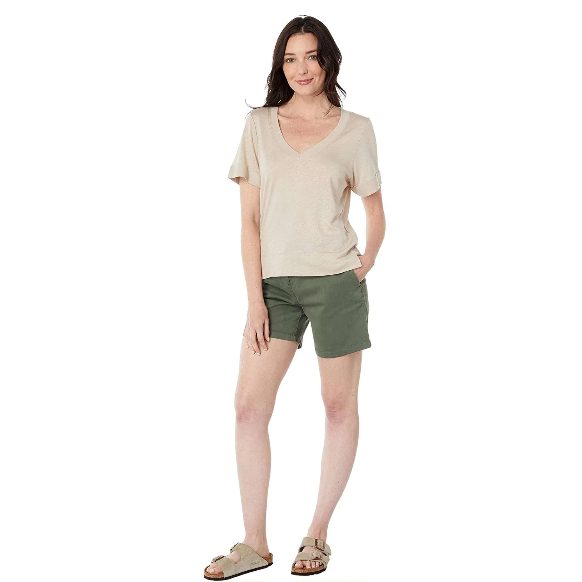 Angelina SS Tee (Sand) - Image 3