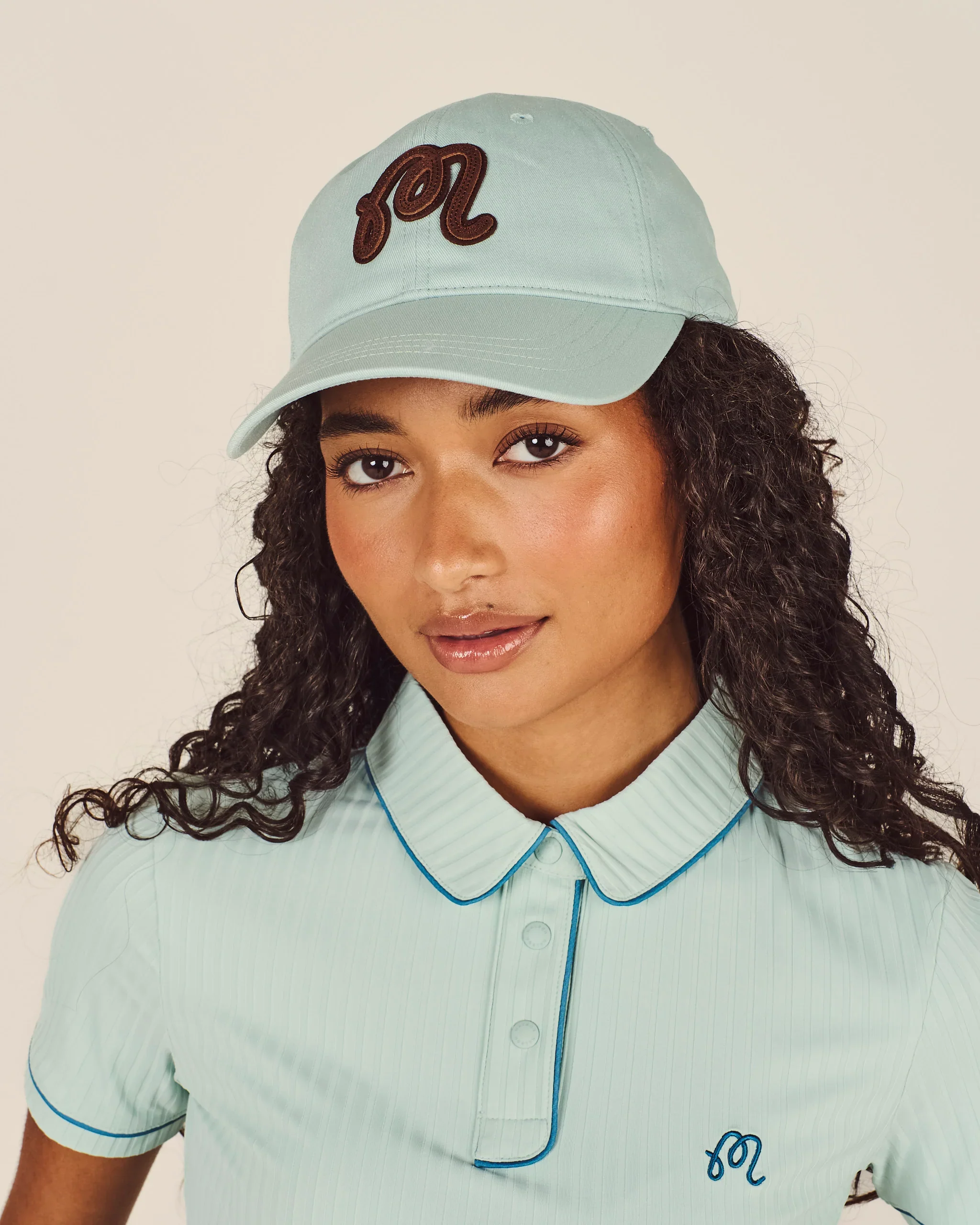 Angelique Applique Dad Hat (Surf Spray) - Image 3