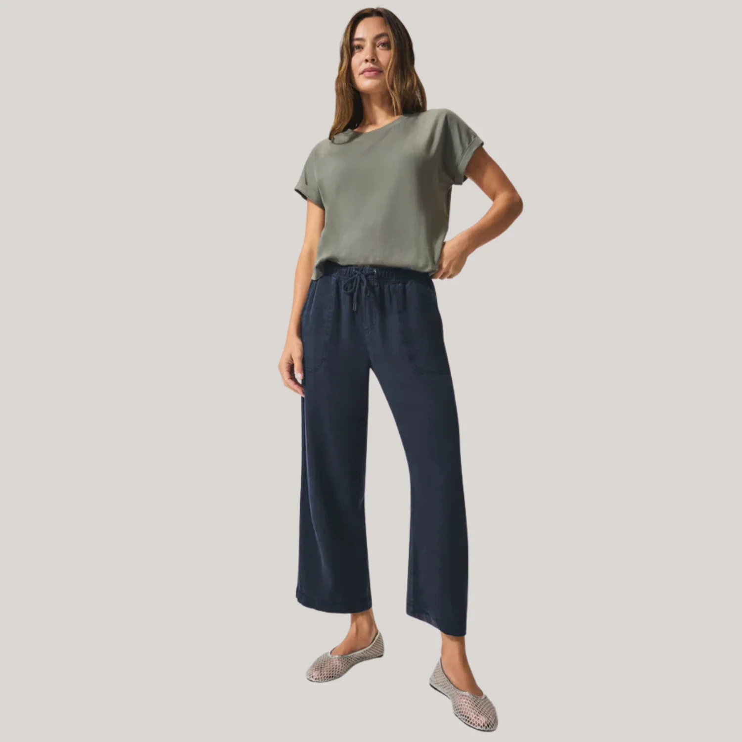 Angie Crop Wide Leg