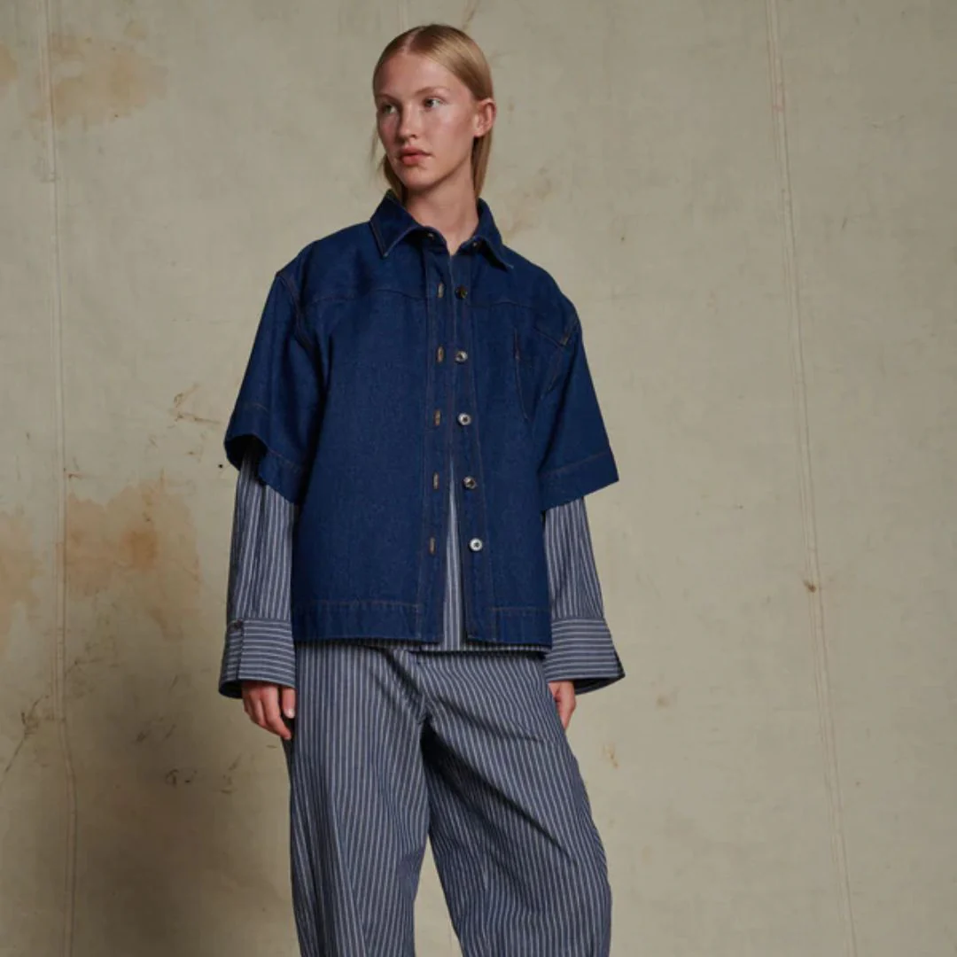 Antoinette Shirt (Indigo) - Image 2
