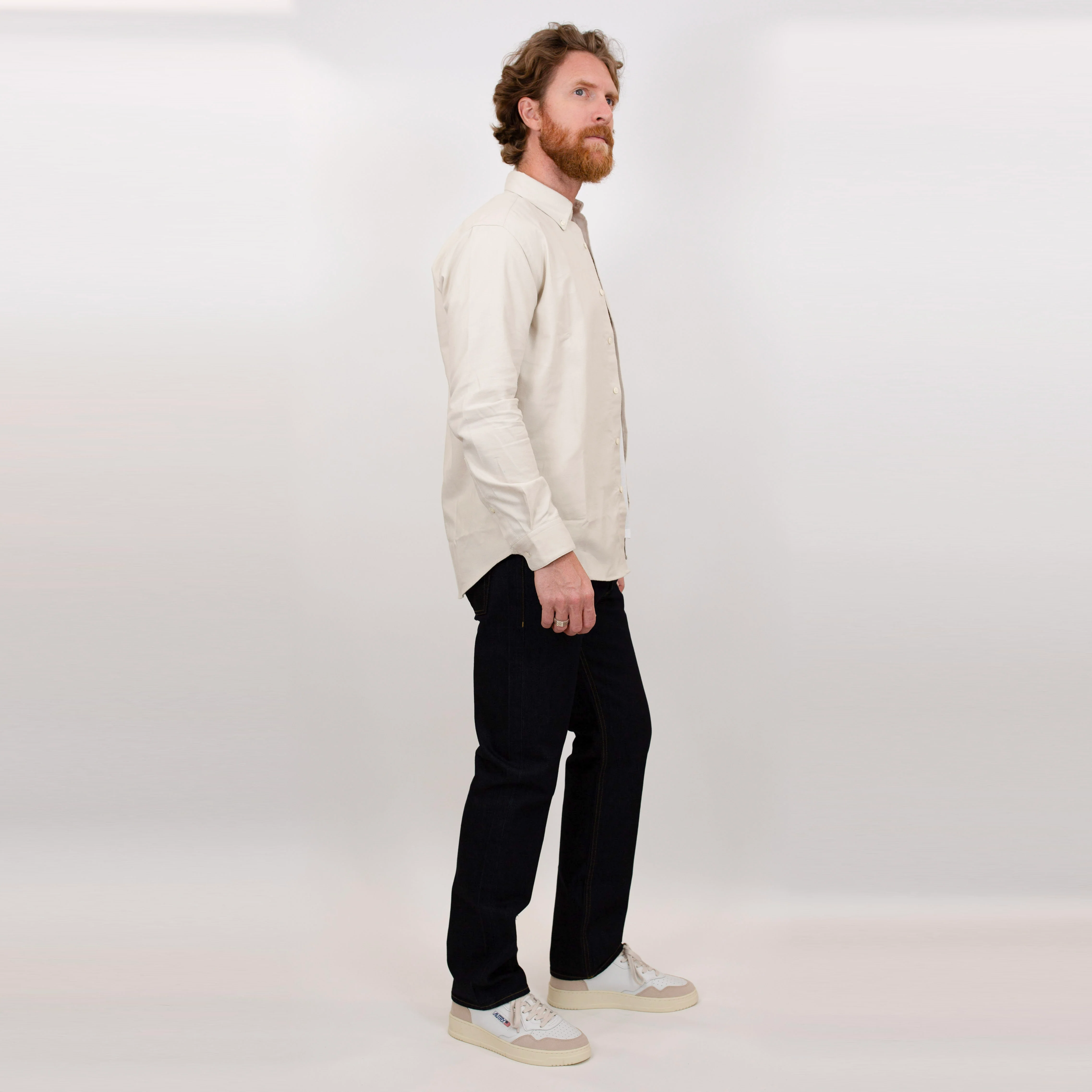 Antonio Solid Brushed Flannel Shirt - Image 5