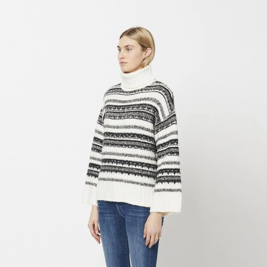 Anya Knit Turtleneck (Railroad) - Image 2