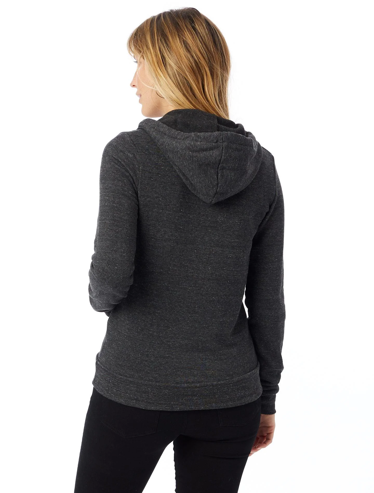 Athletics Eco-Fleece Hoodie (Black) - Image 3