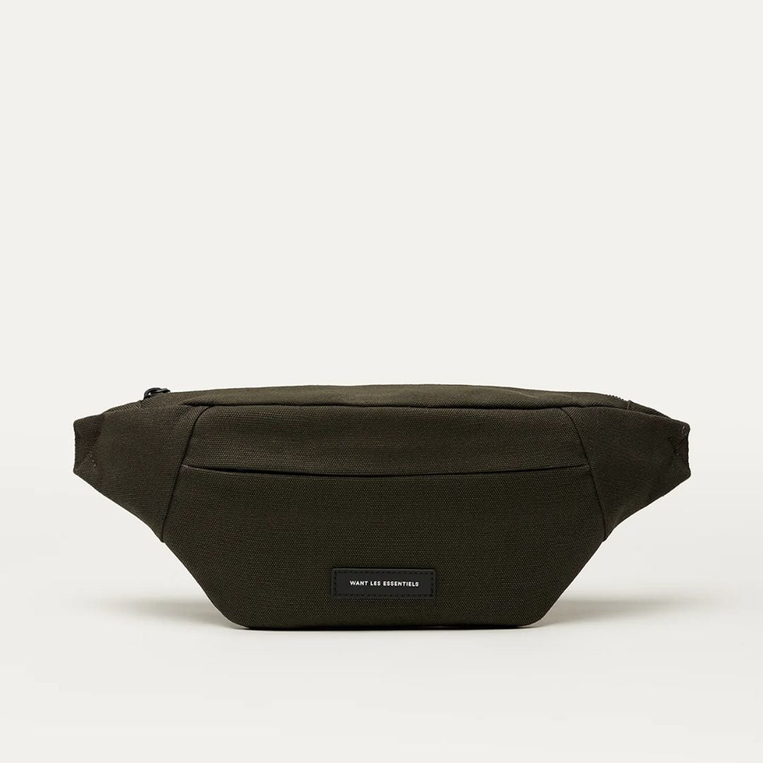 Atlin Canvas Belt Bag (Green)