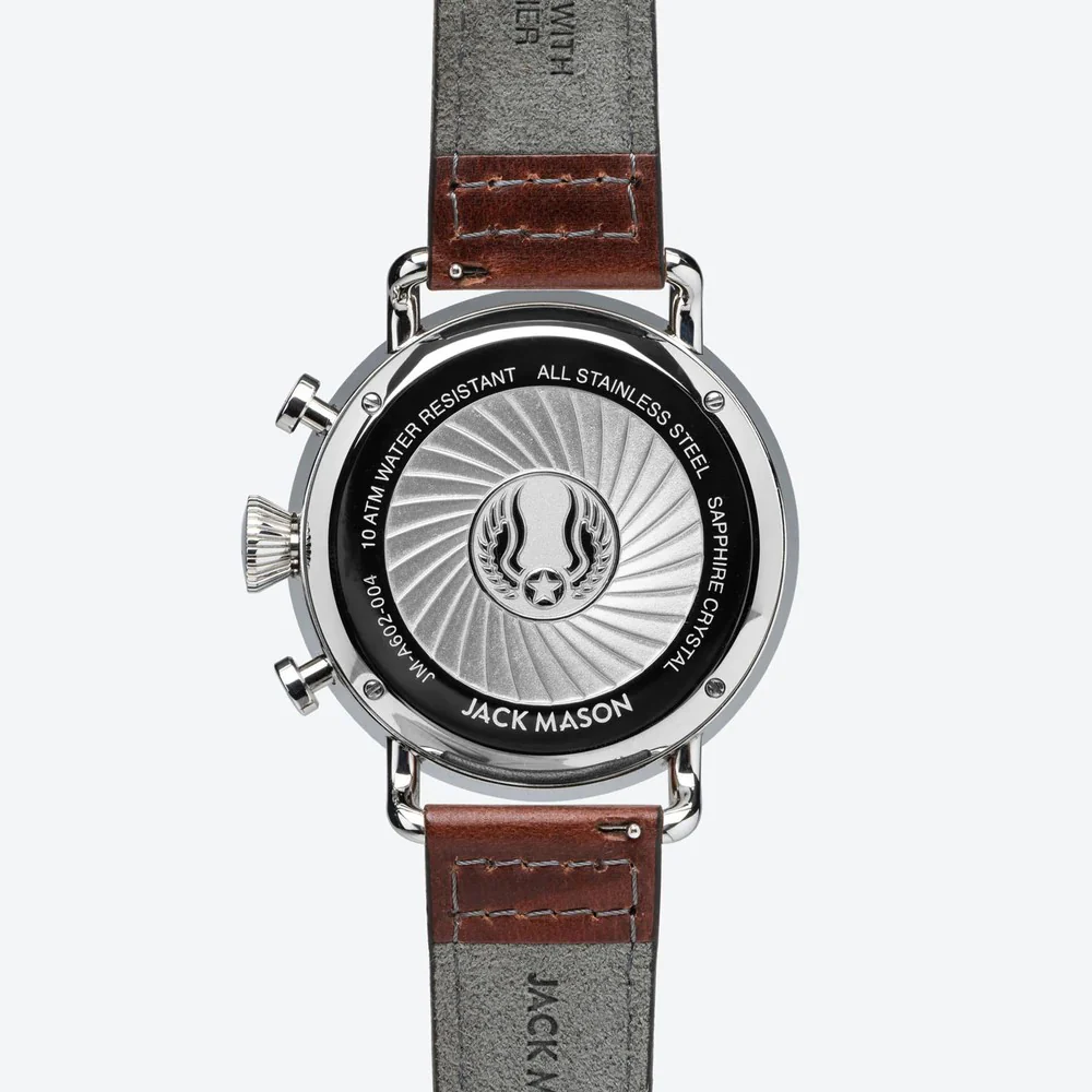 Avigator Sport Chronograph (Off White + Brown) - Image 2