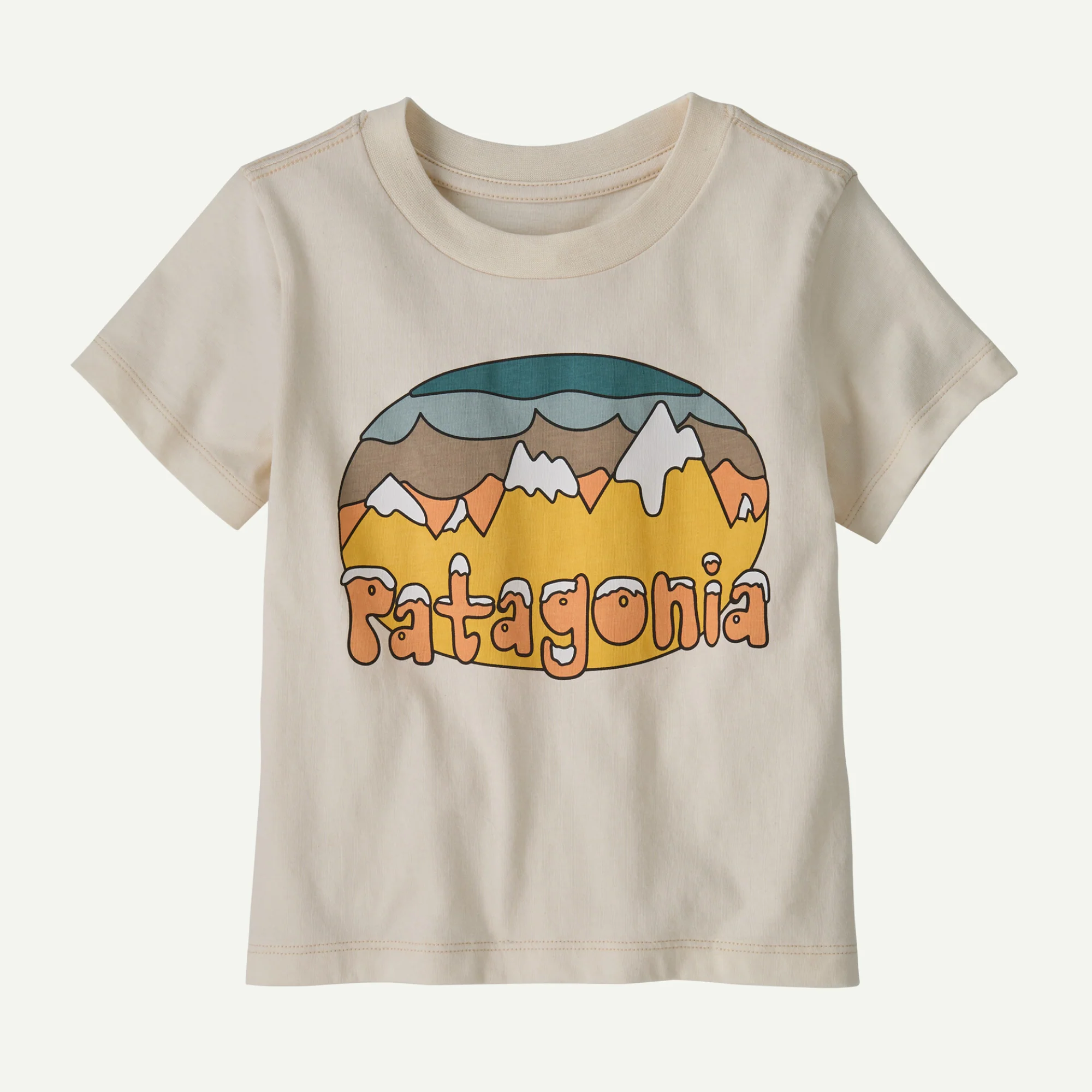 Baby Fitz Roy Flurries T-Shirt (Undyed Natural)